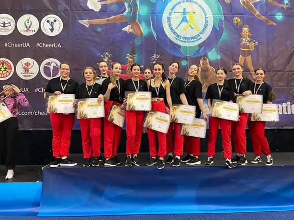 Cheerleaders of Polytechnic Become Winners of the Championship of Ukraine for the Second Time