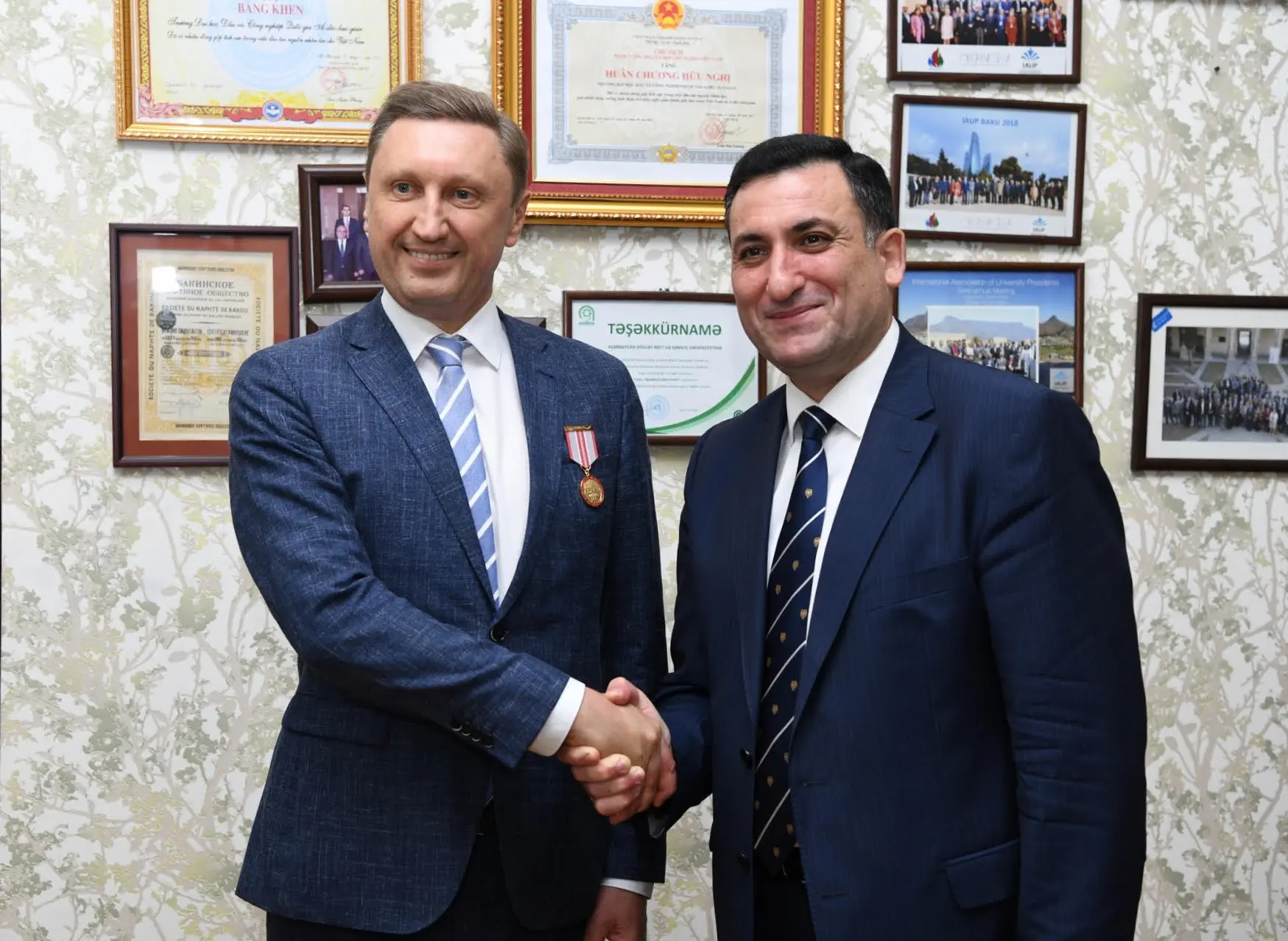 Ректора Полтавської політехніки нагороджено державною відзнакою Азербайджанської Республіки