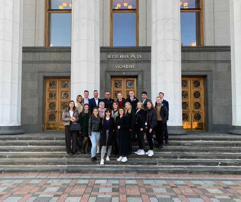 Delegation of the Polytechnic student self-government visits the Parliament