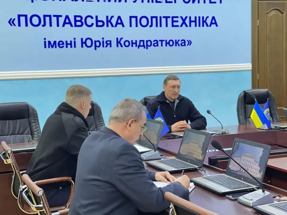 An operational meeting is held at the university