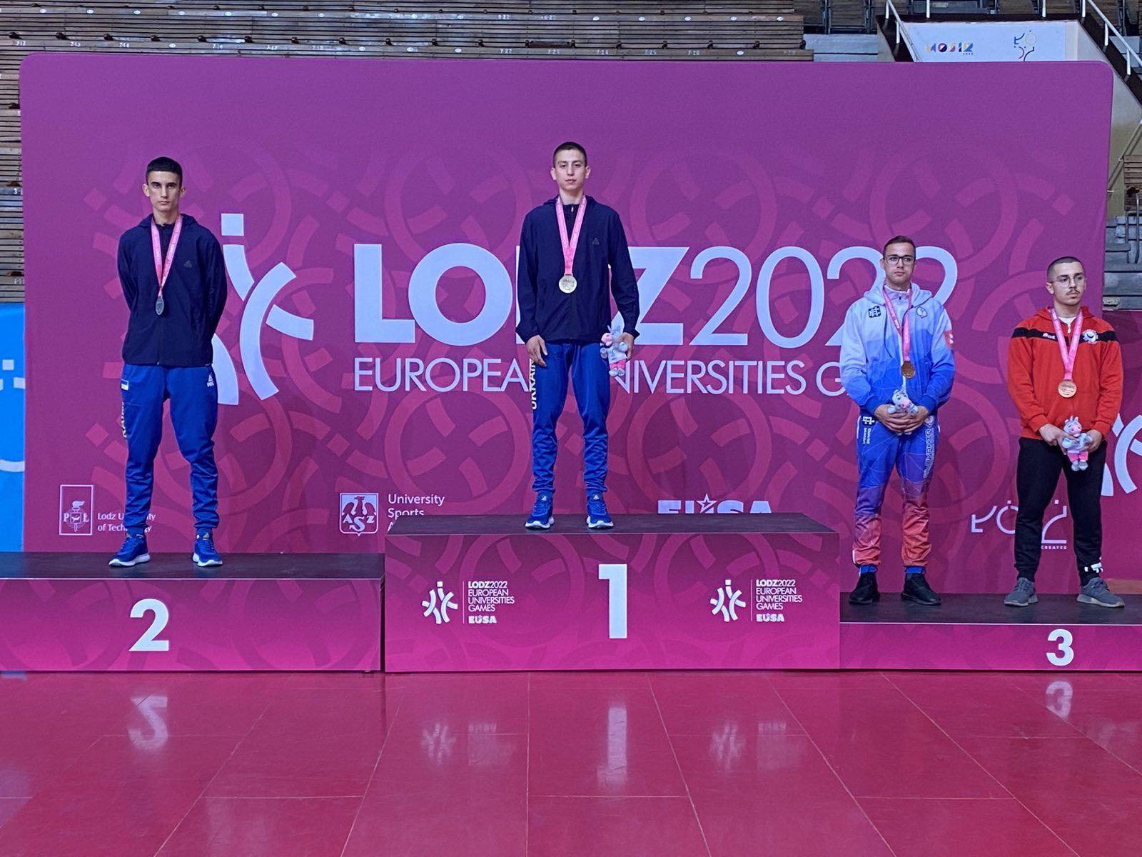 Polytechnic student becomes the champion of the European University Games – 2022