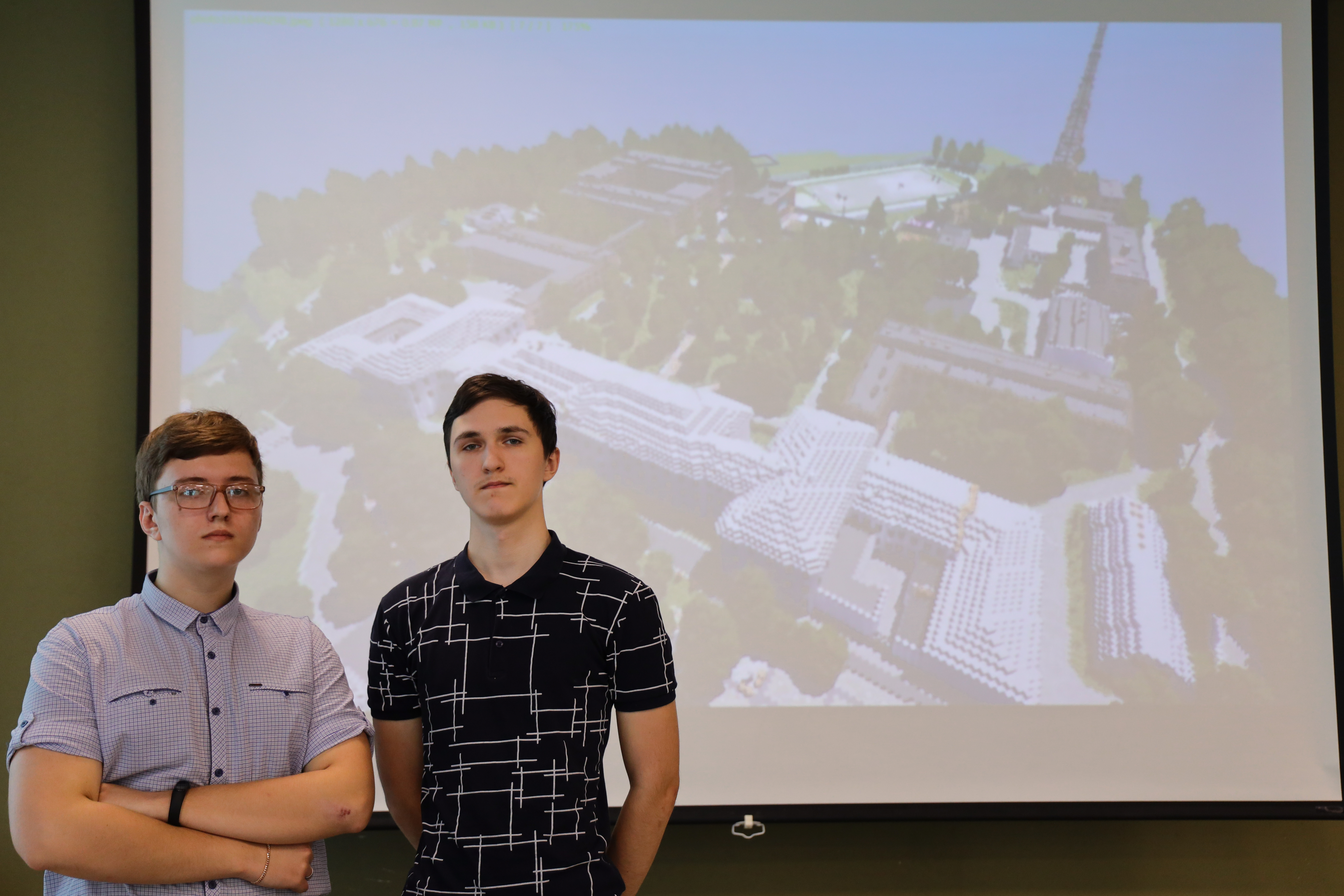 Students recreate Poltava Polytechnic in the world of Minecraft