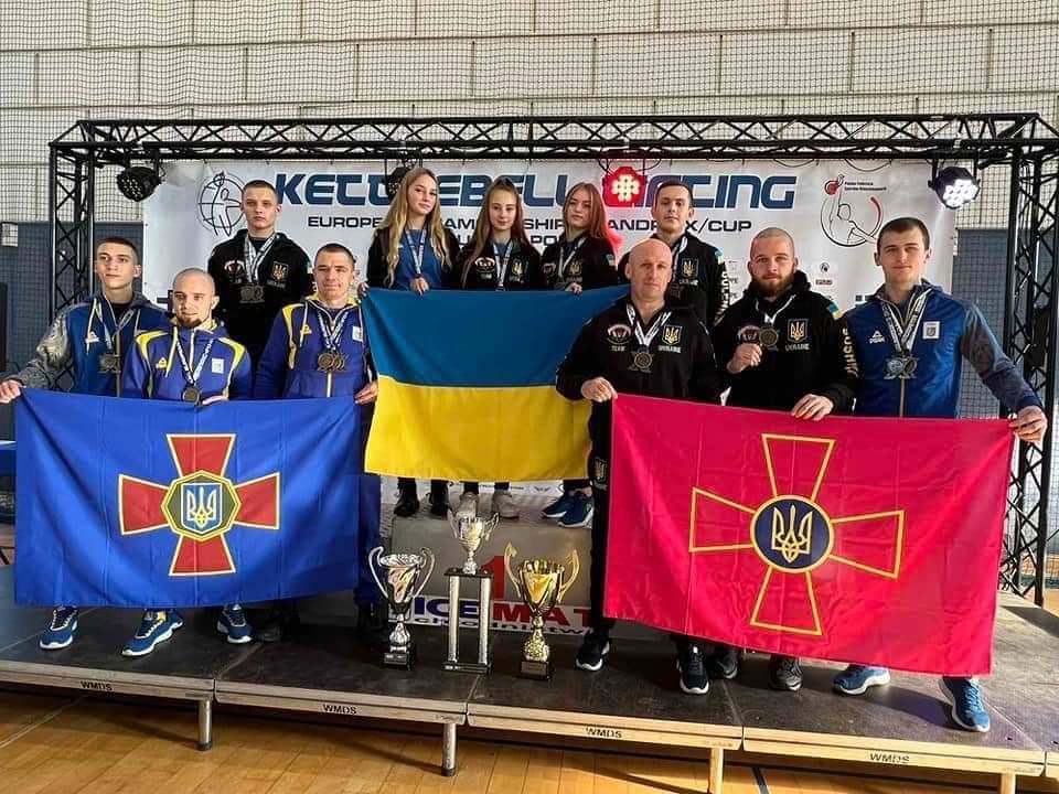 Three Polytechnic athletes become prize winners of the Championship and the European Cup in kettlebell sports