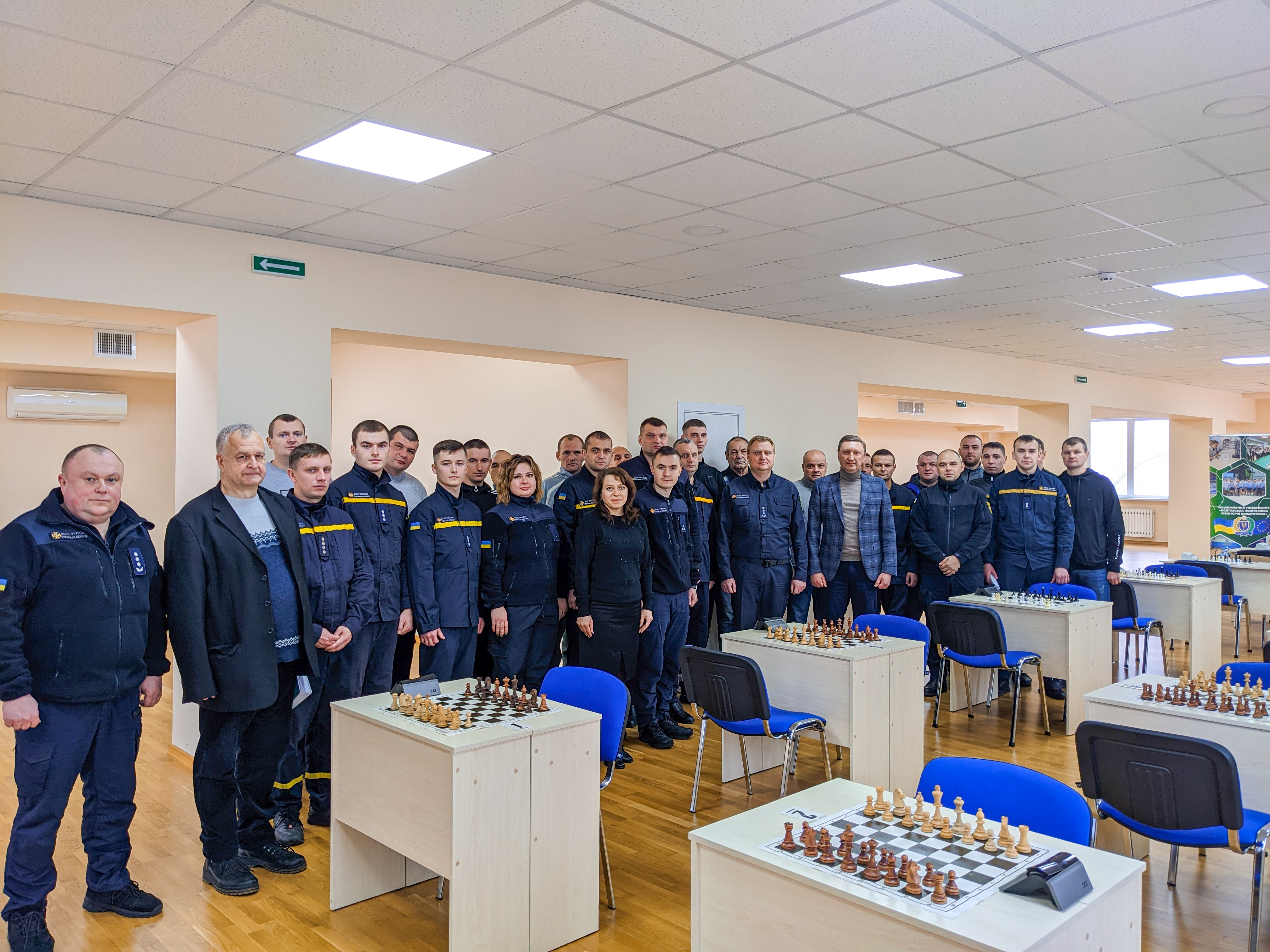 The Regional Chess Championships among employees of the State Emergency Service of Ukraine is held at the Poltava Polytechnic