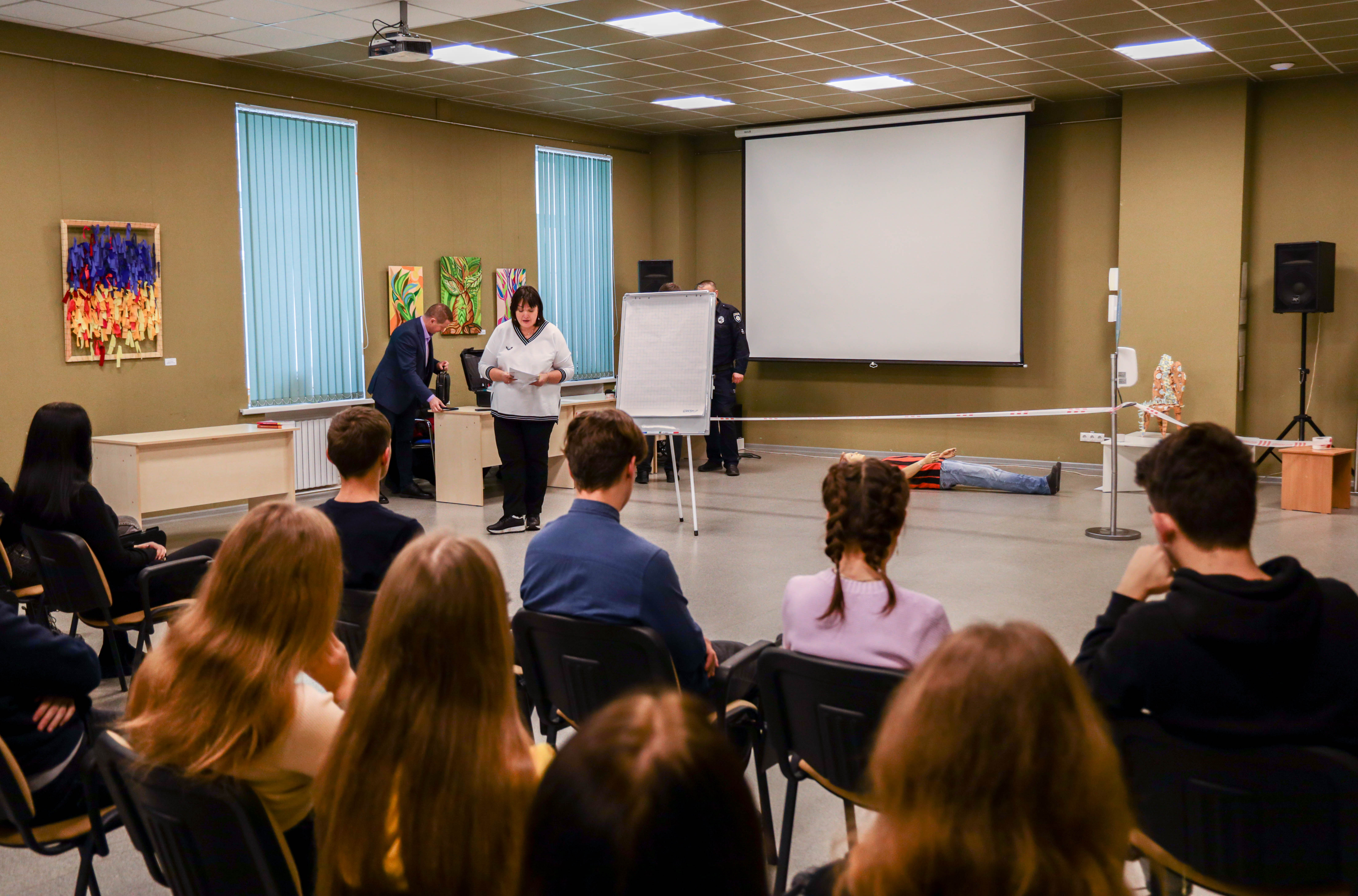 Студенти політехніки відвідали майстер-клас з кримінального права та слідчого процесу від полтавських правоохоронців
