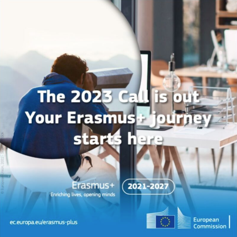 Оприлюднено конкурси Програми Європейського Союзу  Erasmus+ на 2023 рік