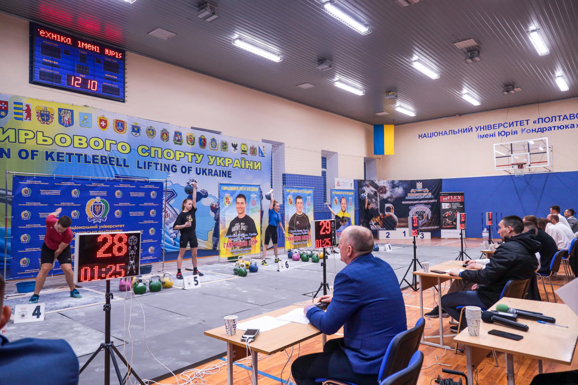 Юні гирьовики України змагались за звання чемпіонів