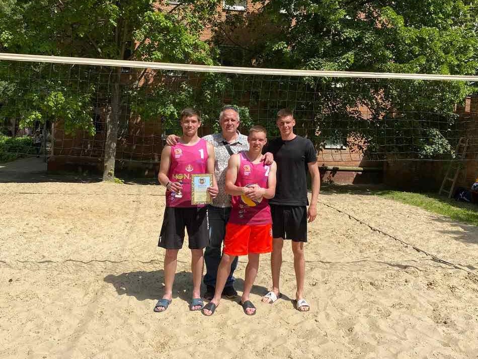 Polytechnic team becomes the champion of the XVIII Men’s Beach Volleyball Universiade of Poltava region