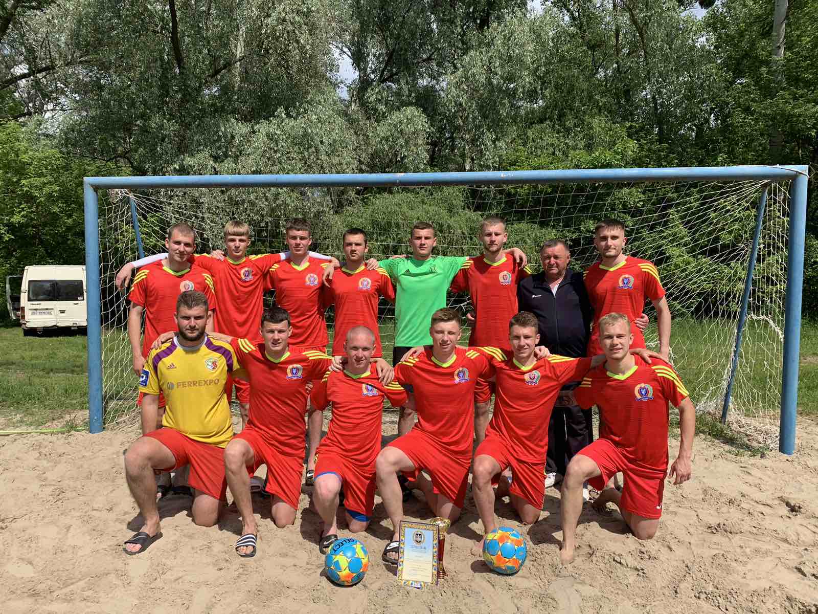 Команда Полтавської політехніки стала чемпіонкою XVIII Універсіади Полтавщини з пляжного футболу серед чоловіків