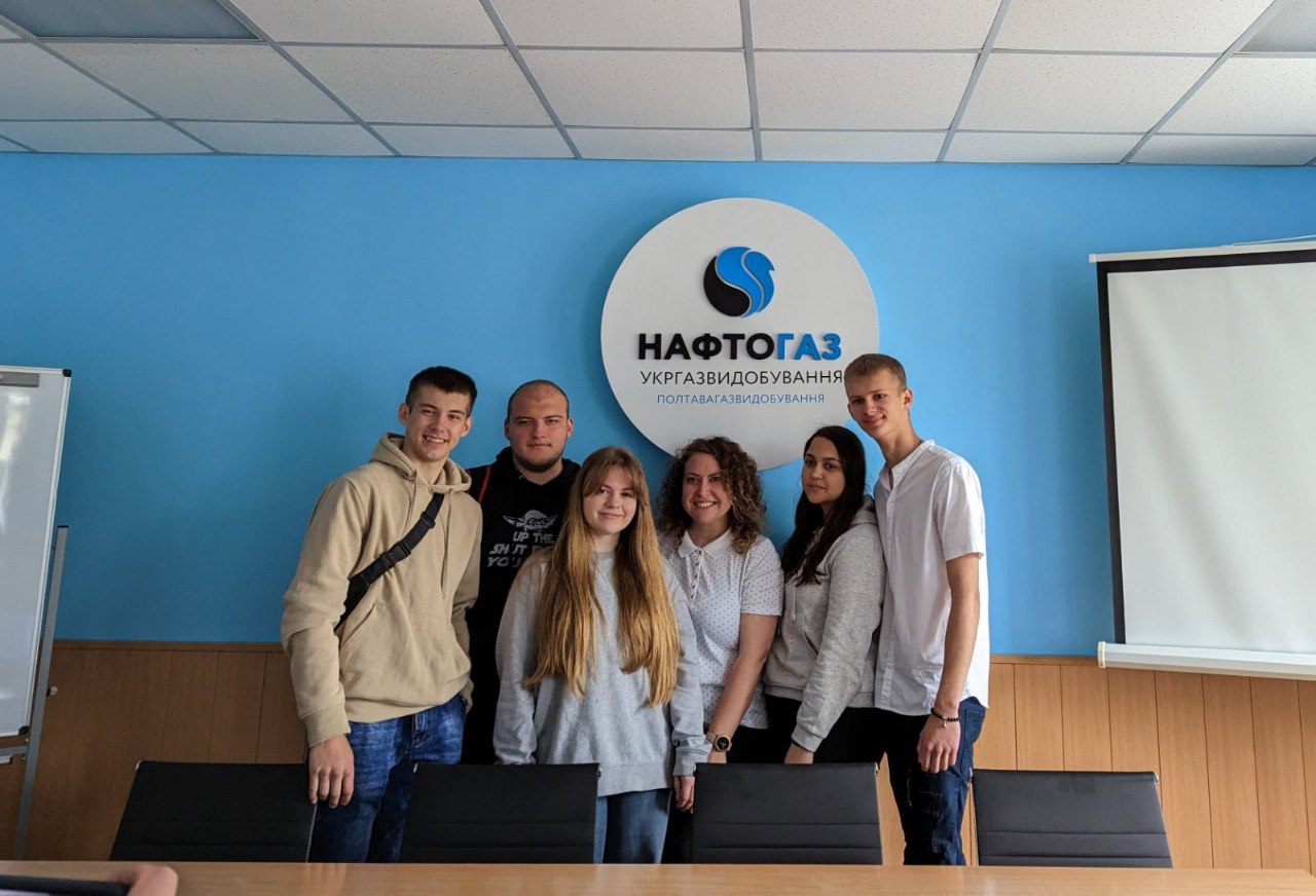 Члени студентського відділення SPE Полтавської політехніки відвідали Машівський ЦВНГК