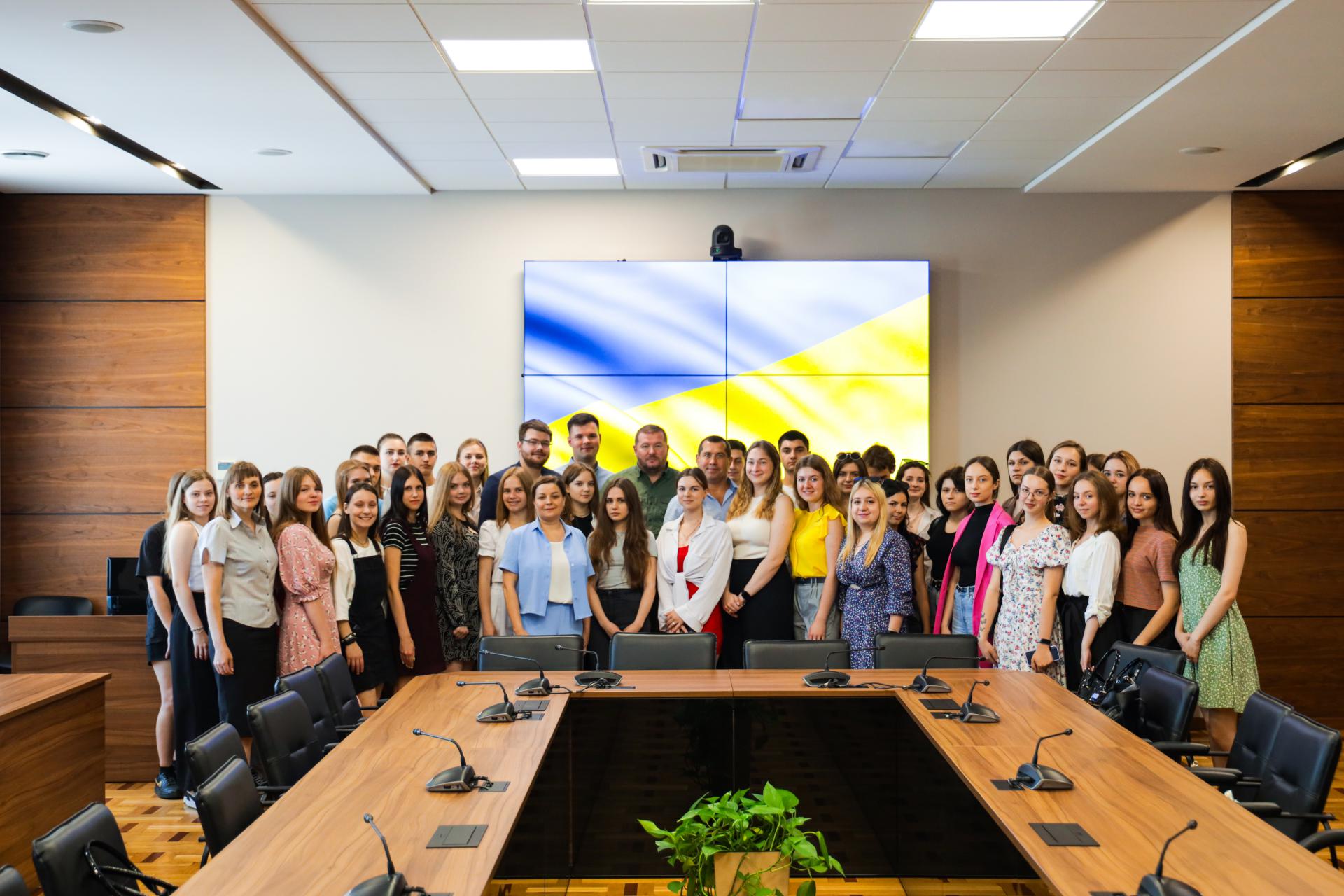 Poltava Polytechnic students pay a working visit to the Poltava Regional Military Administration