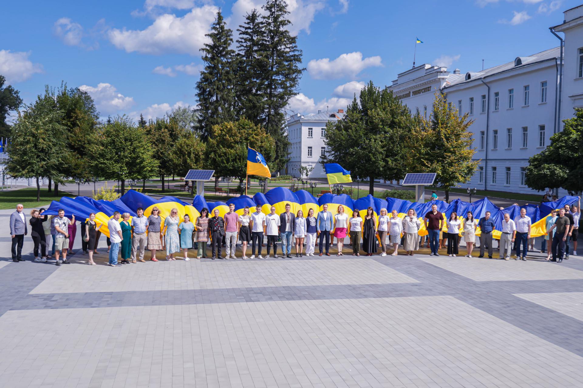 Політехніка відзначила День Державного Прапора України патріотичним мітингом