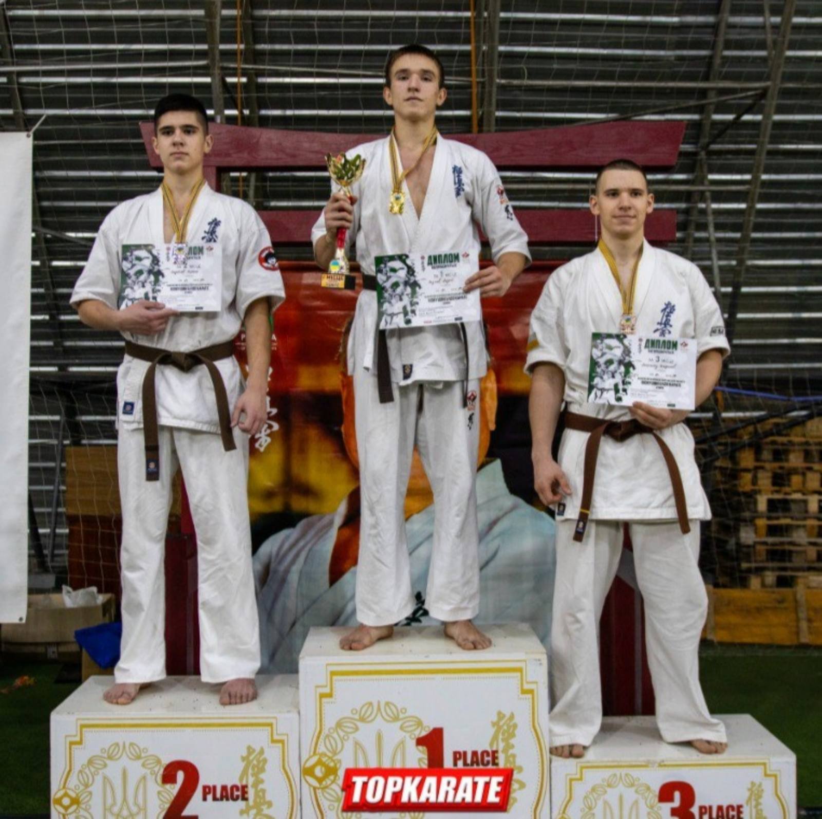 Polytechnic student Andrii Nazimov wins the gold award of the Poltava Region Kyokushin BuDo Karate Open Championship (WKB)