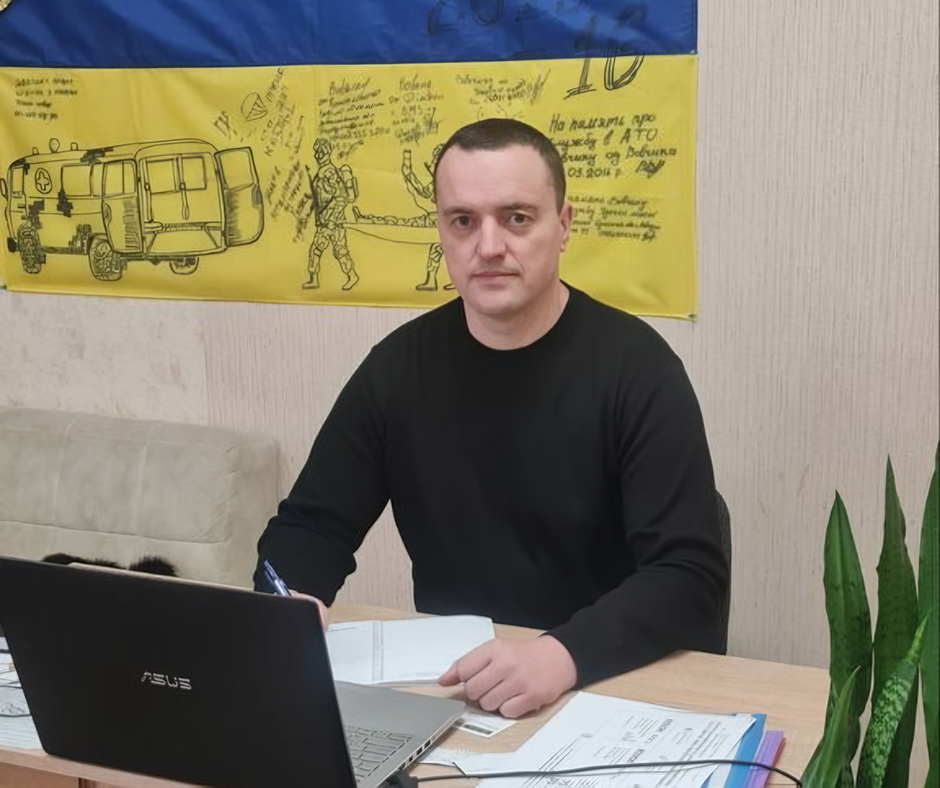 Випускник перших курсів помічників ветеранів працевлаштований у Кременчуцькій громаді