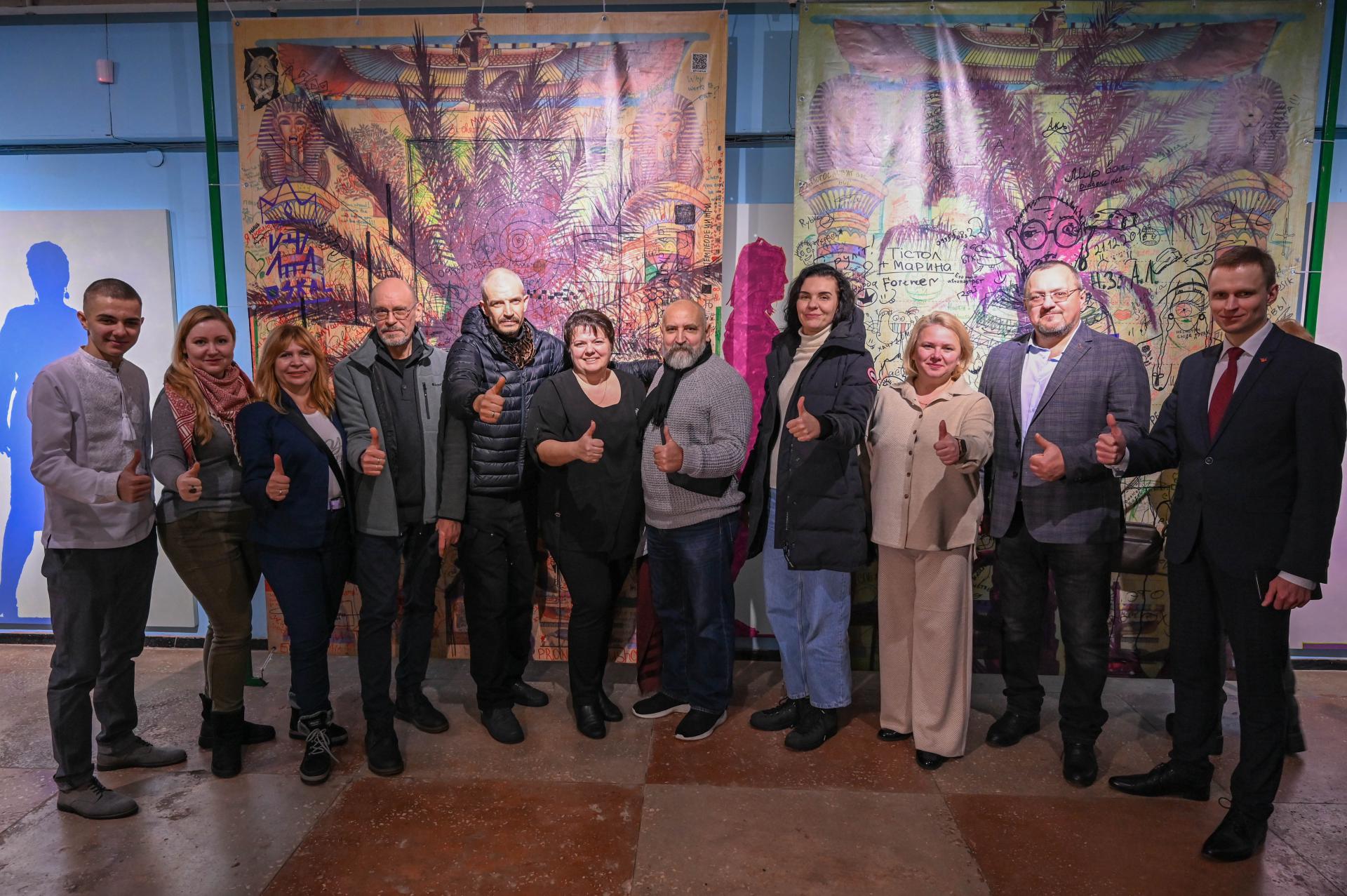«Той Миргород – Нацпром»: творці айдентики «Мазепа-фесту» відкрили спільну виставку у Миргороді