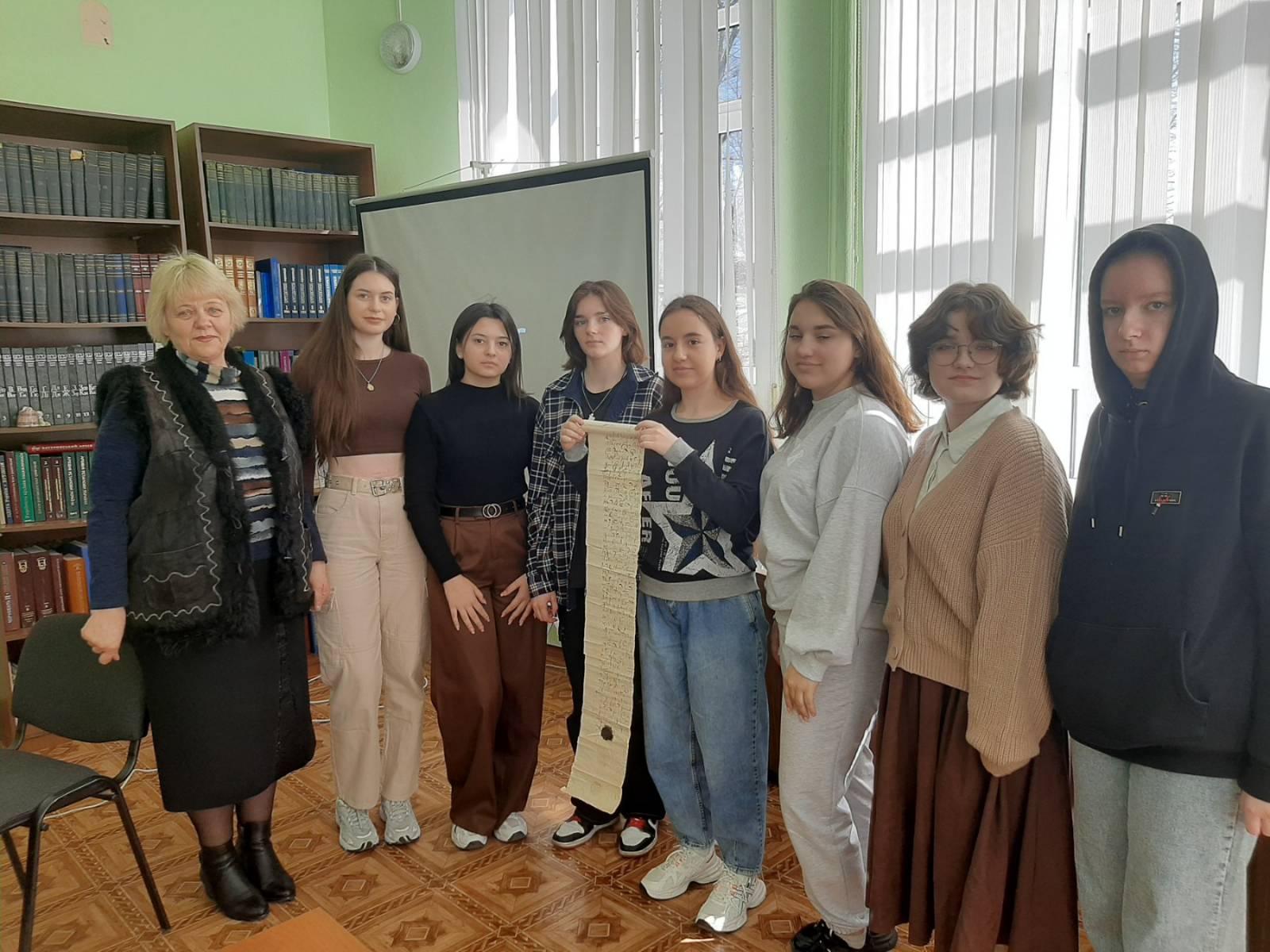 Future professionals learn to work with archival documents at the State Archives of the Poltava Region