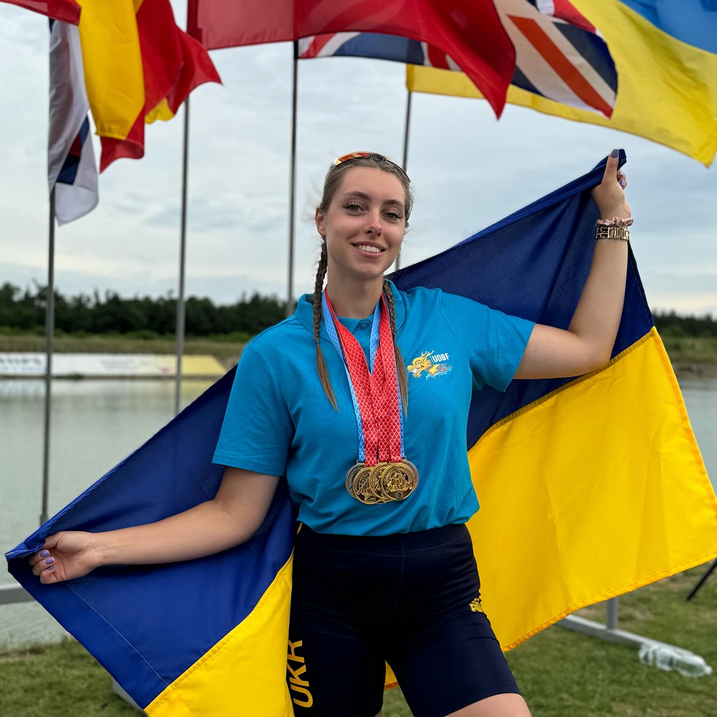 Student of FPCS Kateryna Petrenko wins a set of awards at the European Dragon Boat Championships