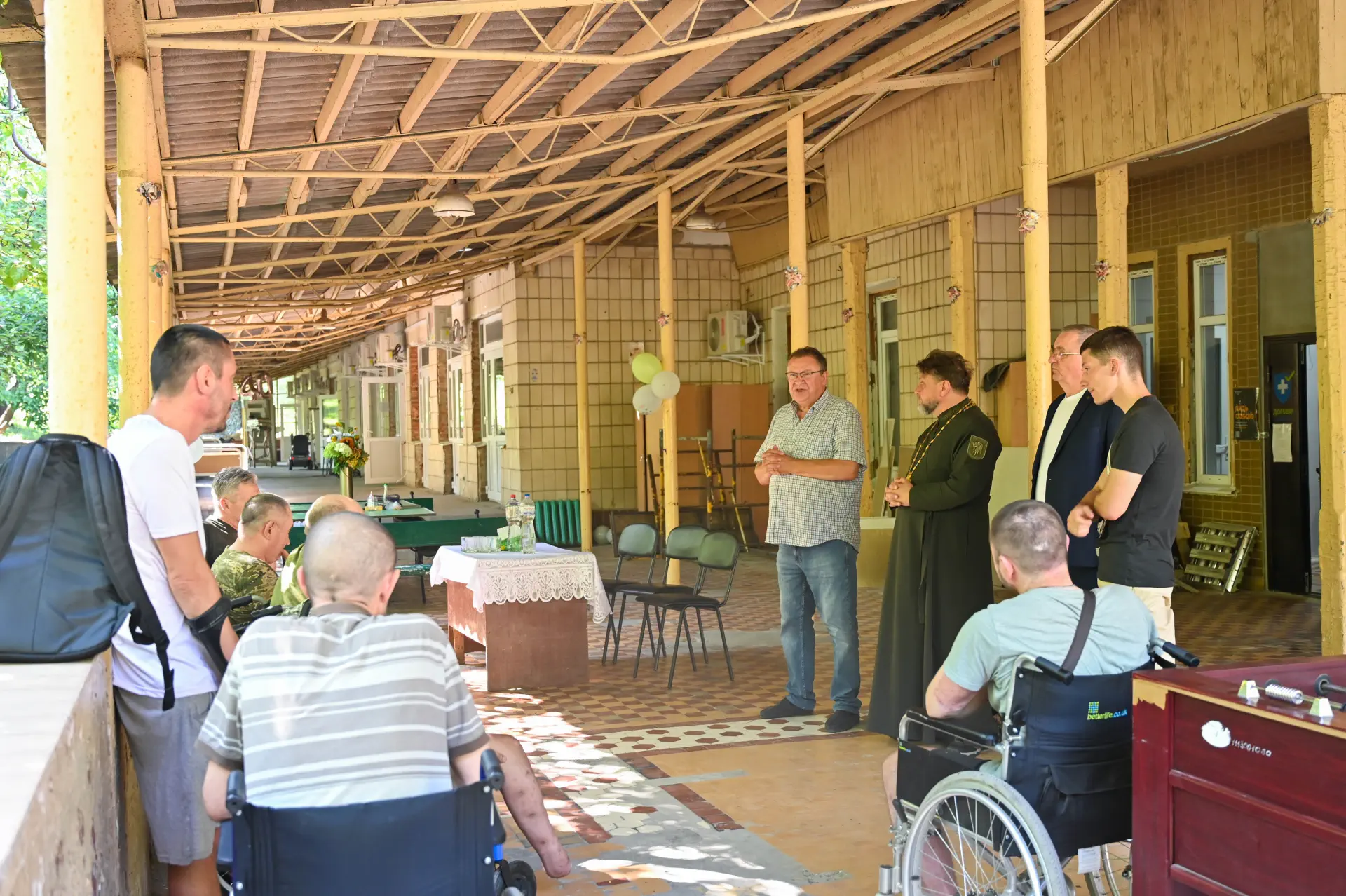 Фахівці Центру ветеранського розвитку провели просвітницьку зустріч з ветеранами на базі  однієї з профільних лікувальних установ міста Полтави 