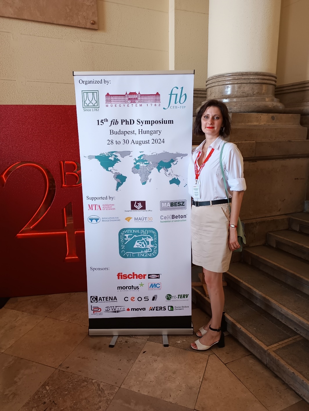 Scientist of Poltava Polytechnic takes part in International 15th fib PhD Symposium 2024