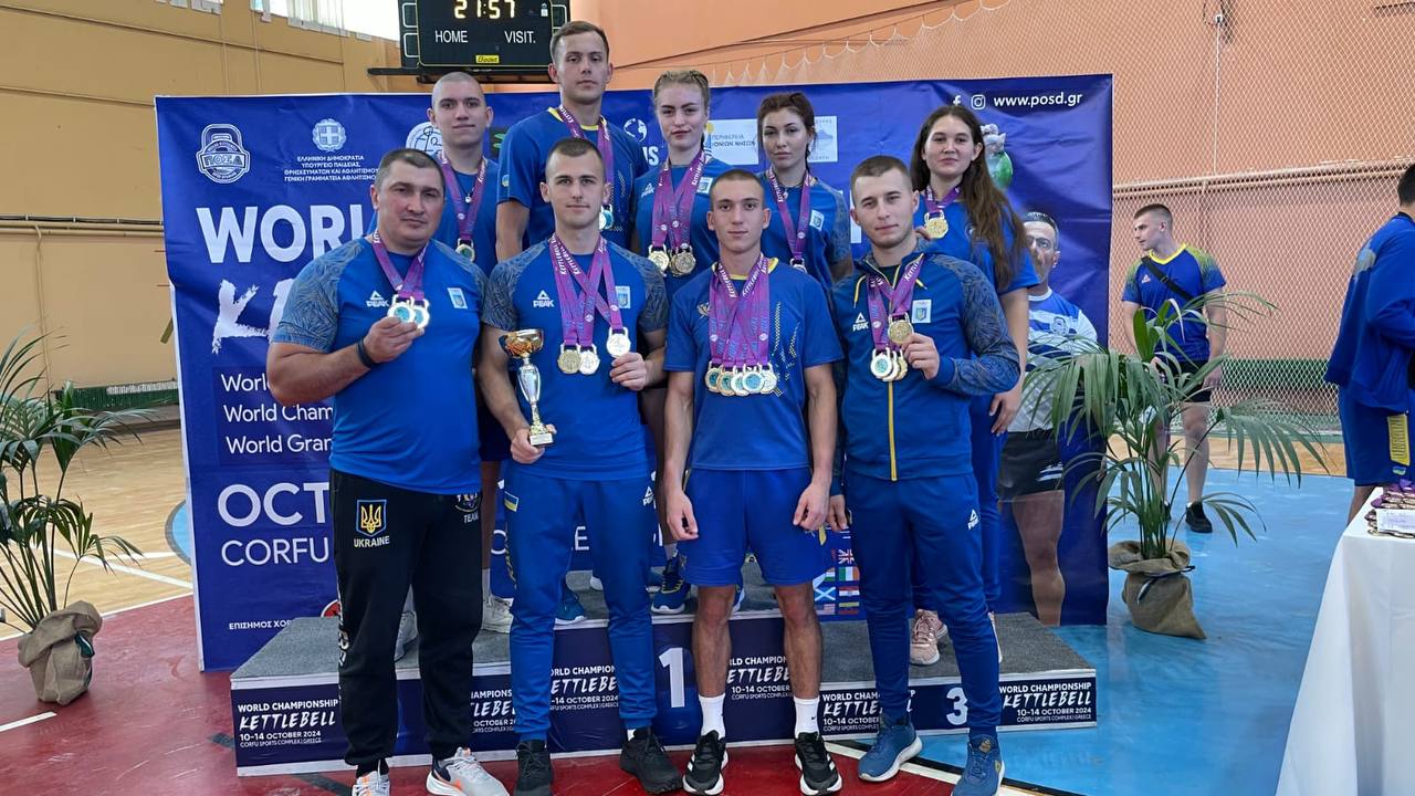 Спортсмени університету стали переможцями Чемпіонату  світу з гирьового спорту