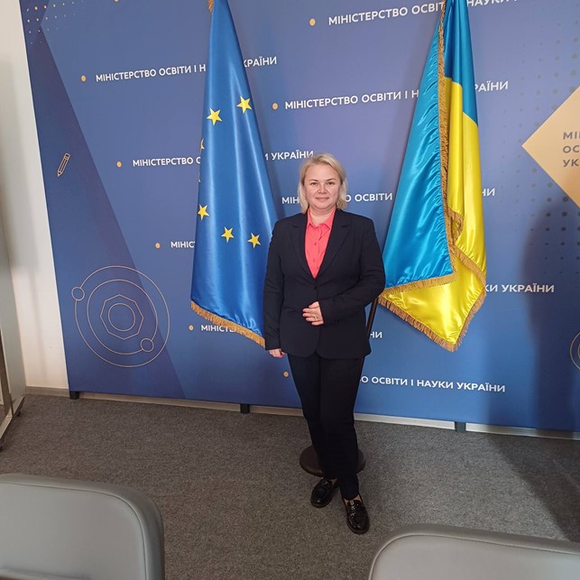 Vice-Rector for Scientific Work Olena Stepova represents Poltava Polytechnic at a working meeting in the Ministry of Education and Science of Ukraine