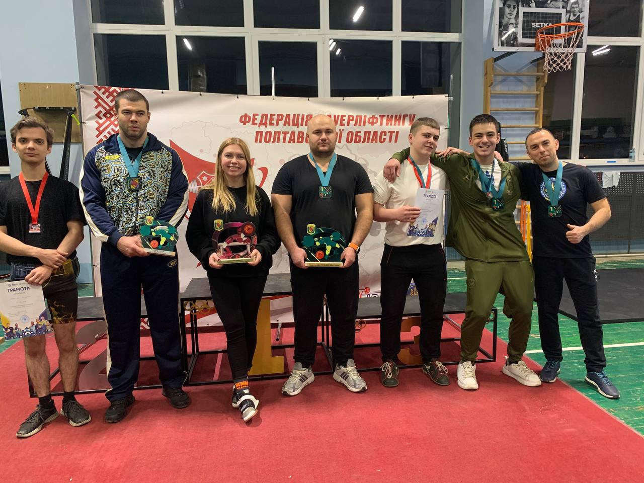 Спортсмени університету стали переможцями Чемпіонату Полтавської області з жиму та класичн...