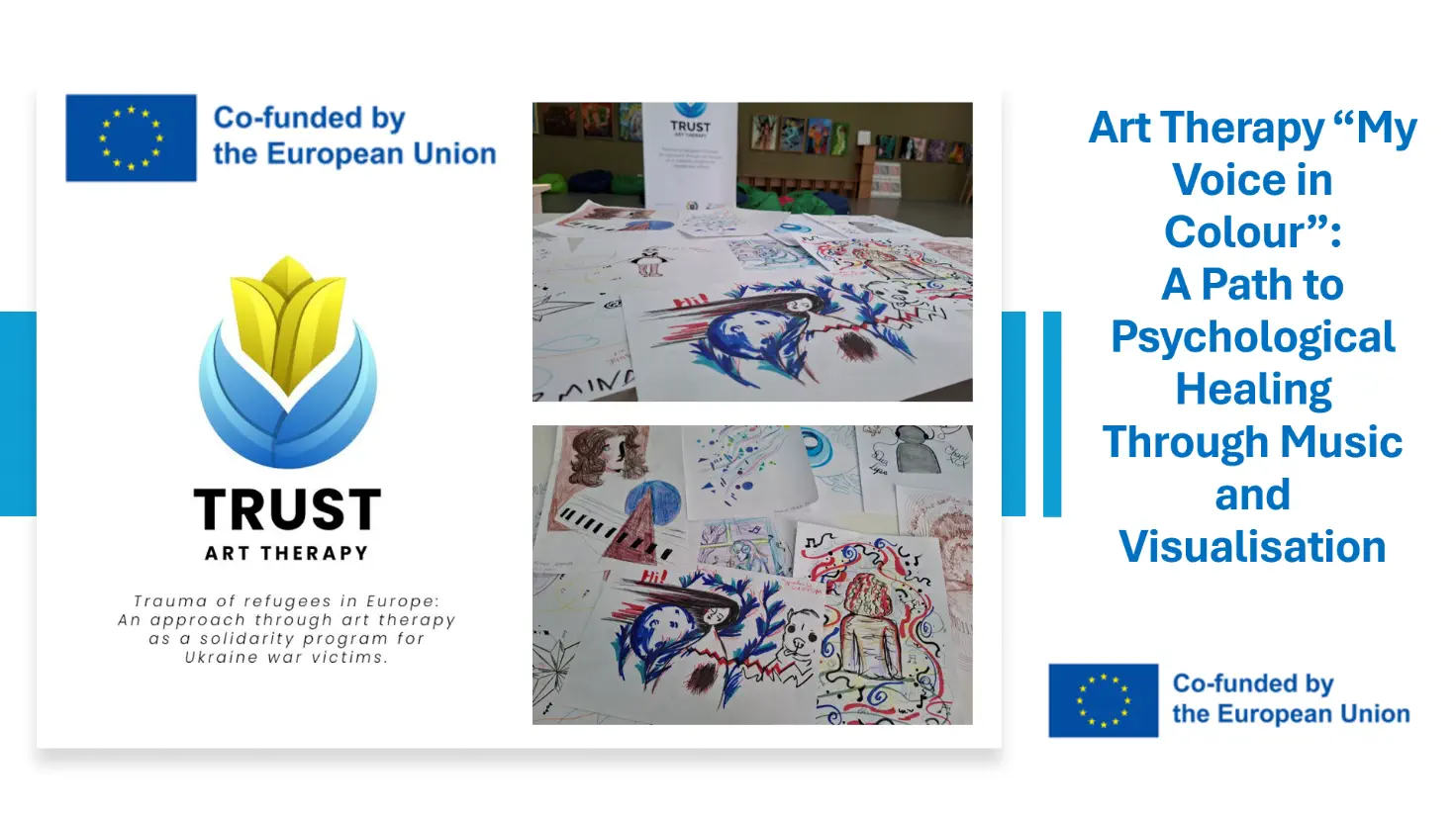 Арттерапія «Мій голос у кольорі»: шлях до психологічного зцілення через музику та візуалізацію
