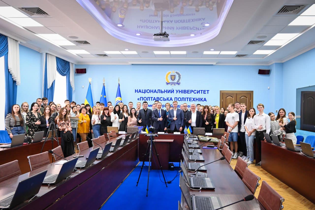Голова КМЄС в Україні Рольф Холмбо відвідав Полтавську політехніку
