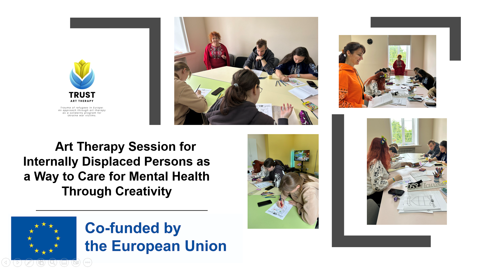 Art Therapy Session for Internally Displaced Persons as a Way to Care for Mental Health Th...