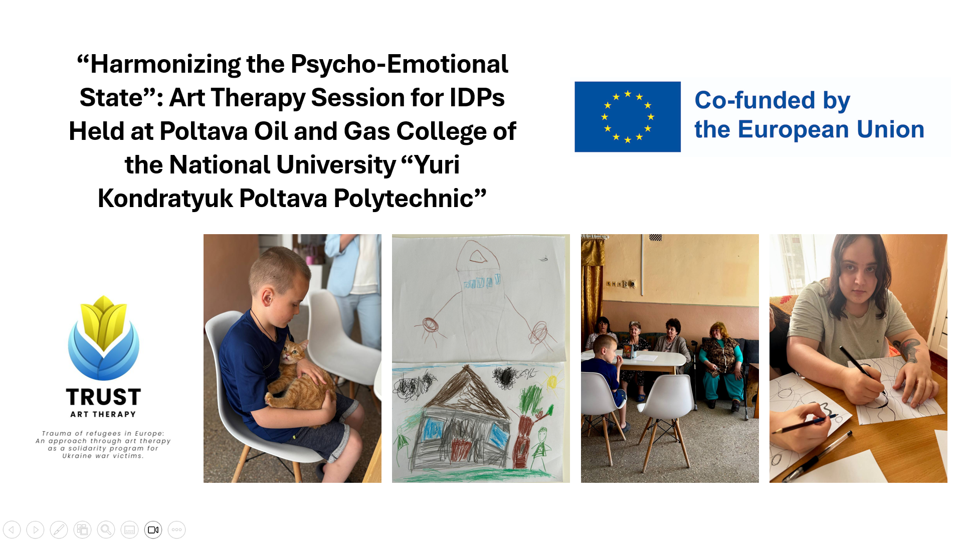 “Harmonizing the Psycho-Emotional State”: Art Therapy Session for IDPs Held at Poltava Oil...