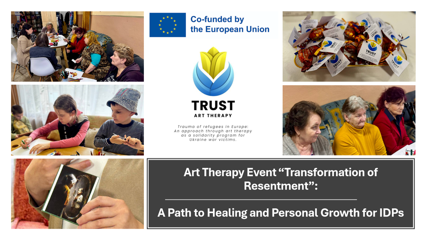 Art Therapy Event “Transformation of Resentment”: A Path to Healing and Personal Growth for IDPs