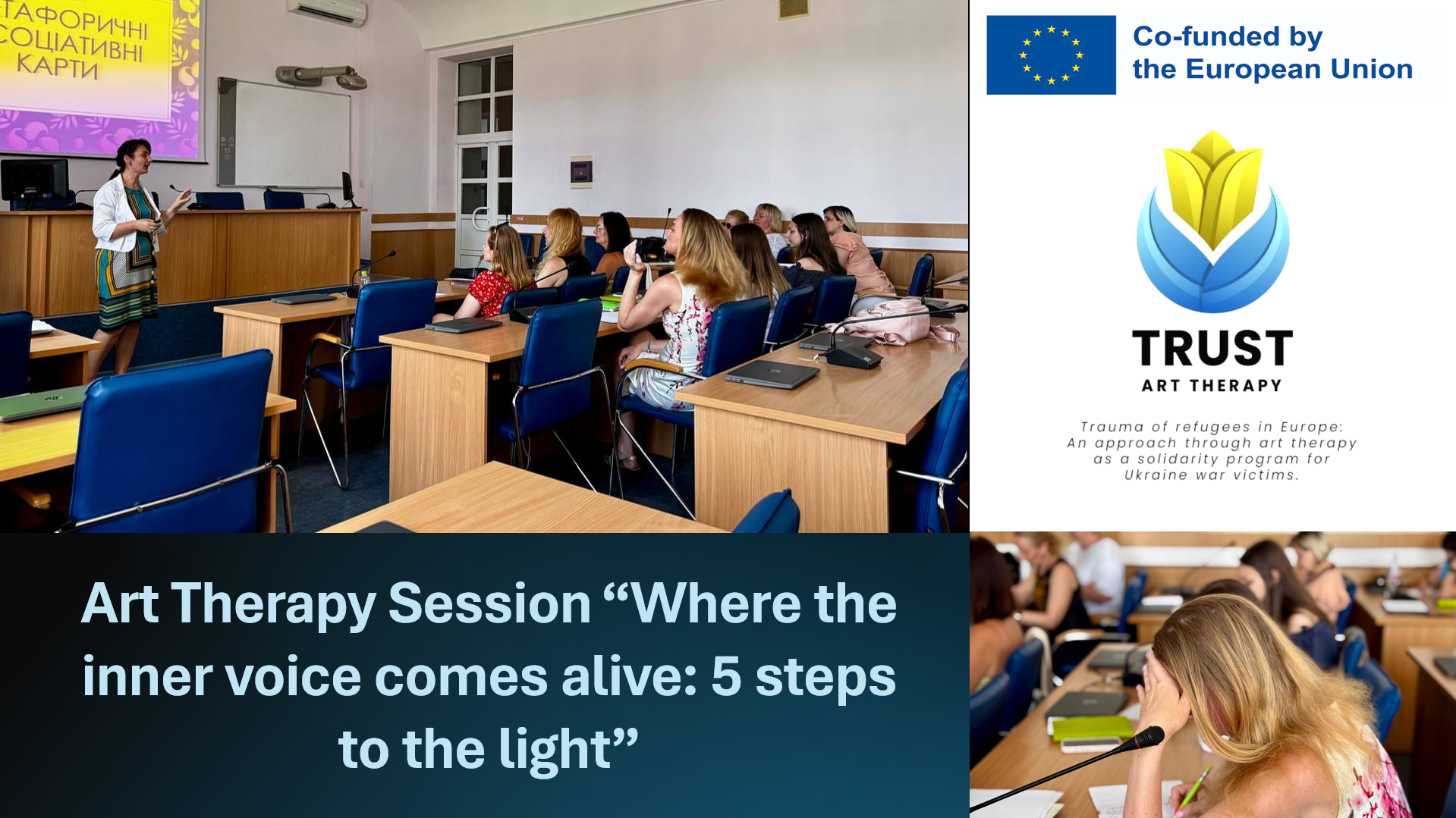 Art Therapy Session “Where the inner voice comes alive: 5 steps to the light”
