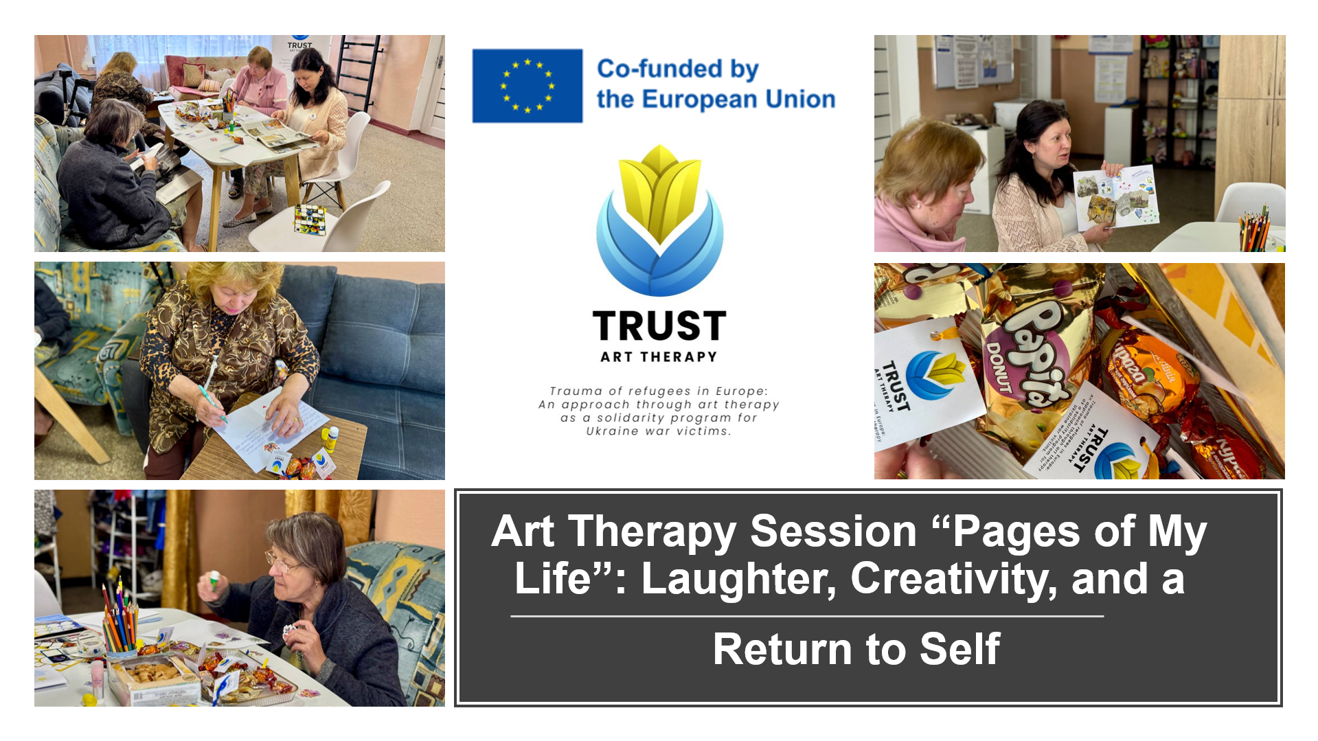 Art Therapy Session “Pages of My Life”: Laughter, Creativity, and a Return to Self