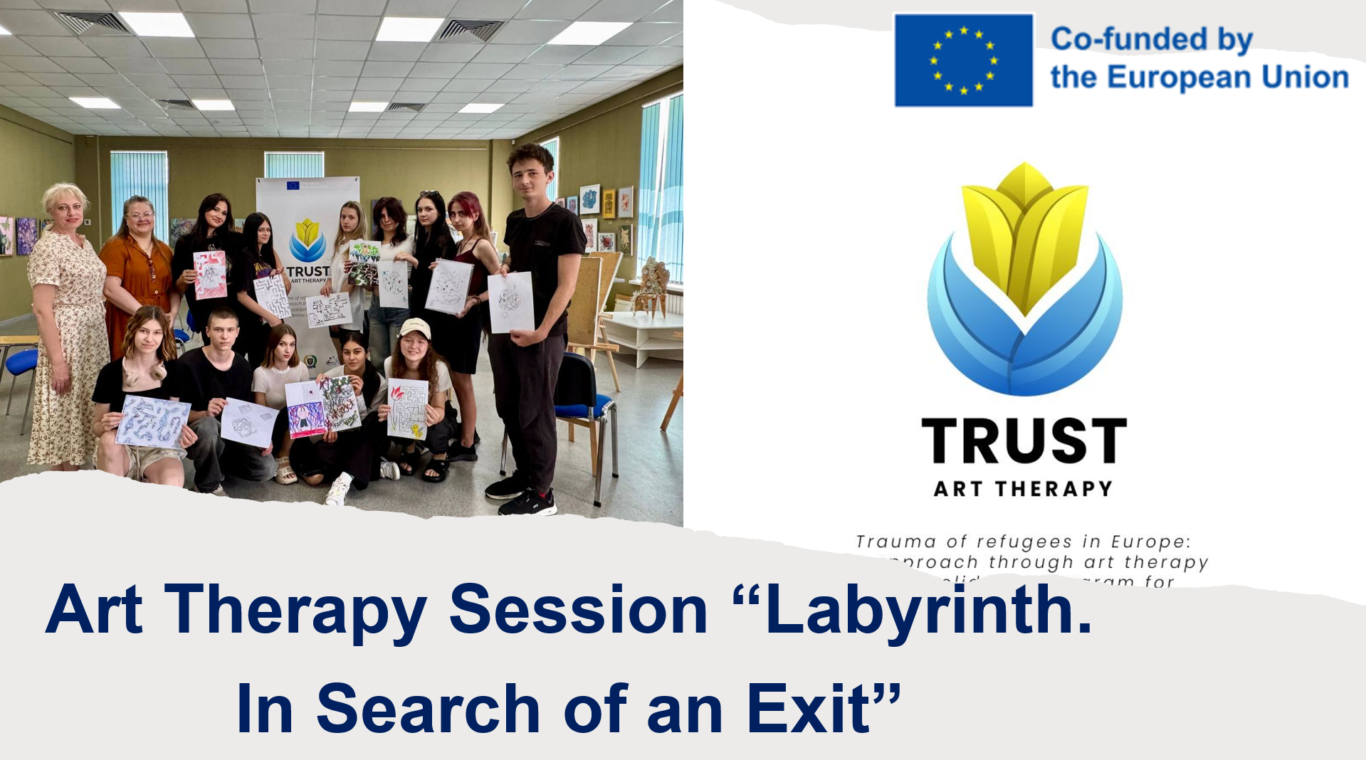 Art Therapy Session “Labyrinth. In Search of an Exit”