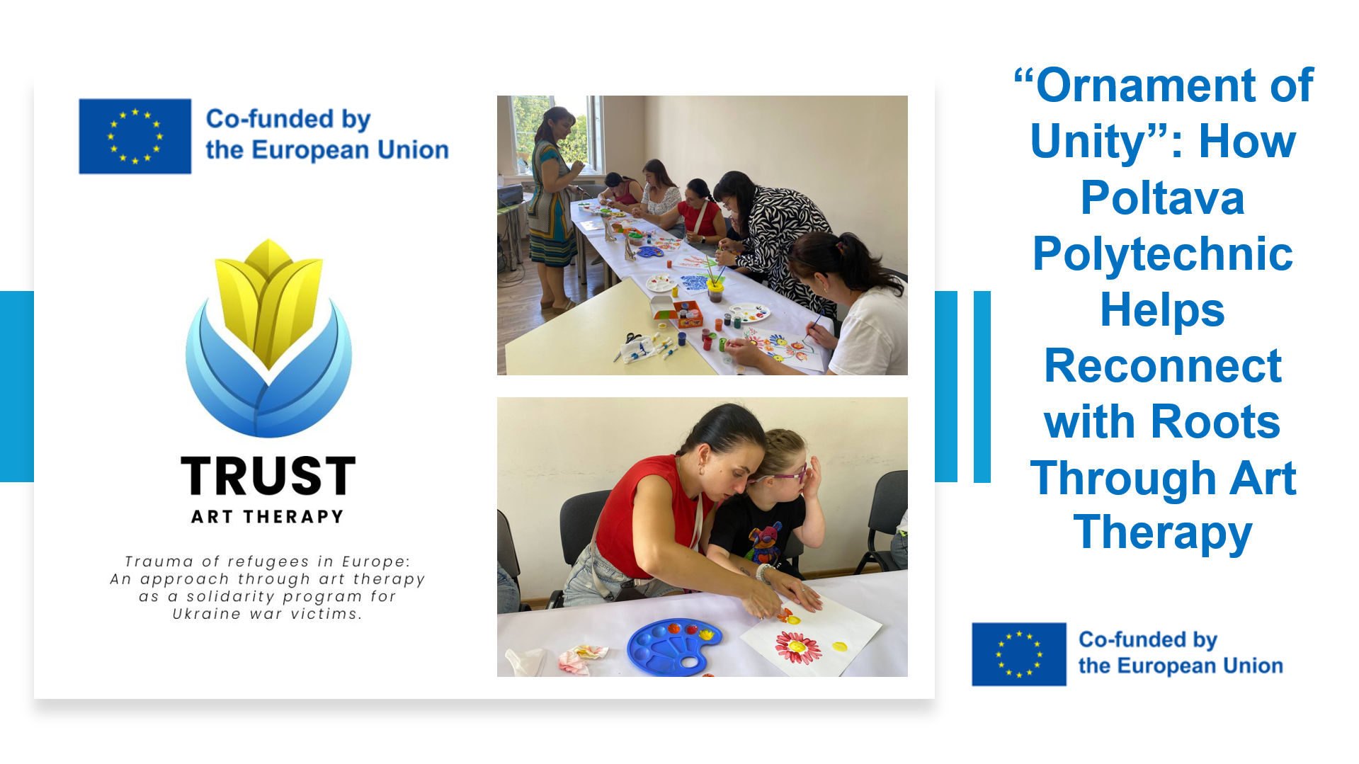 “Ornament of Unity”: How Poltava Polytechnic Helps Reconnect with Roots Through Art Therapy