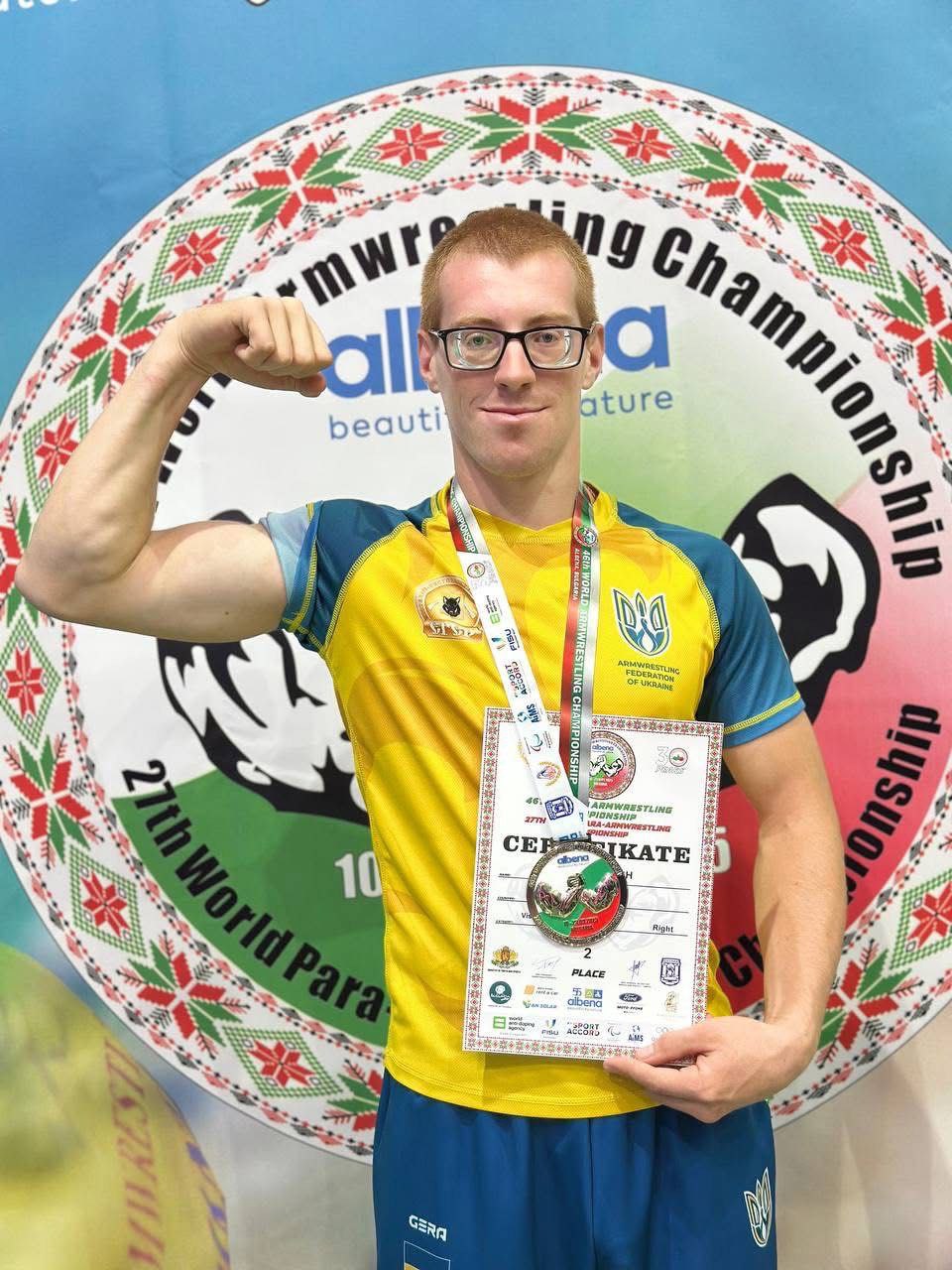 Студент Полтавської політехніки здобув срібло на Чемпіонаті світу з параармреслінгу
