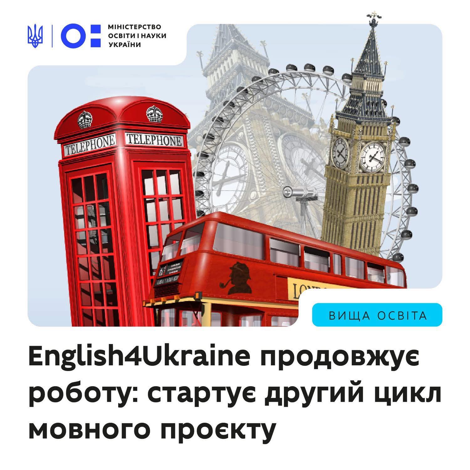 РЕАЛІЗАЦІЯ ПРОЄКТУ З ВИВЧЕННЯ АНГЛІЙСЬКОЇ МОВИ ENGLISH4UKRAINE