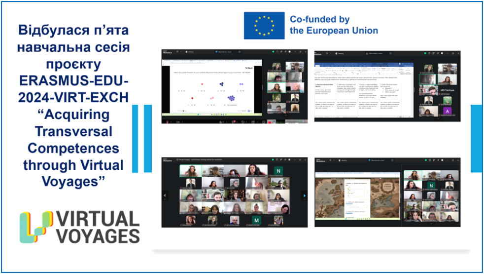 The Fifth Training Session of the ERASMUS-EDU-2024-VIRT-EXCH Project “Acquiring Transversa...
