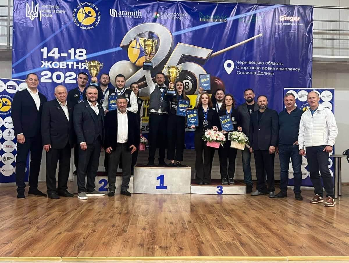 Полтавська політехніка тріумфує  на Суперкубку України з більярду
