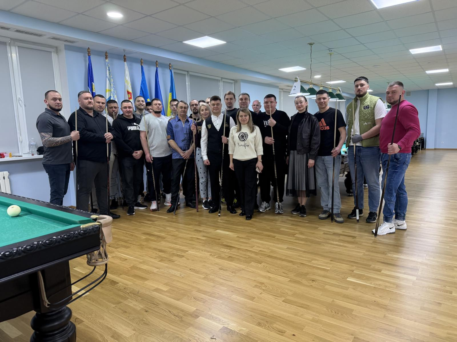 Турнір зі спортивного більярду об’єднав ветеранів та учасників бойових дій у Полтавській п...