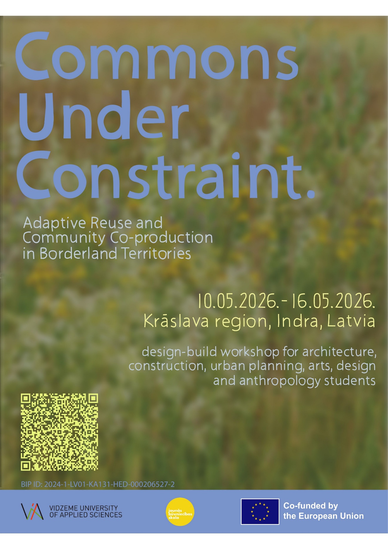 Open Call for Academic Staff: Erasmus+ BIP at Vidzeme University of Applied Sciences (Latv...