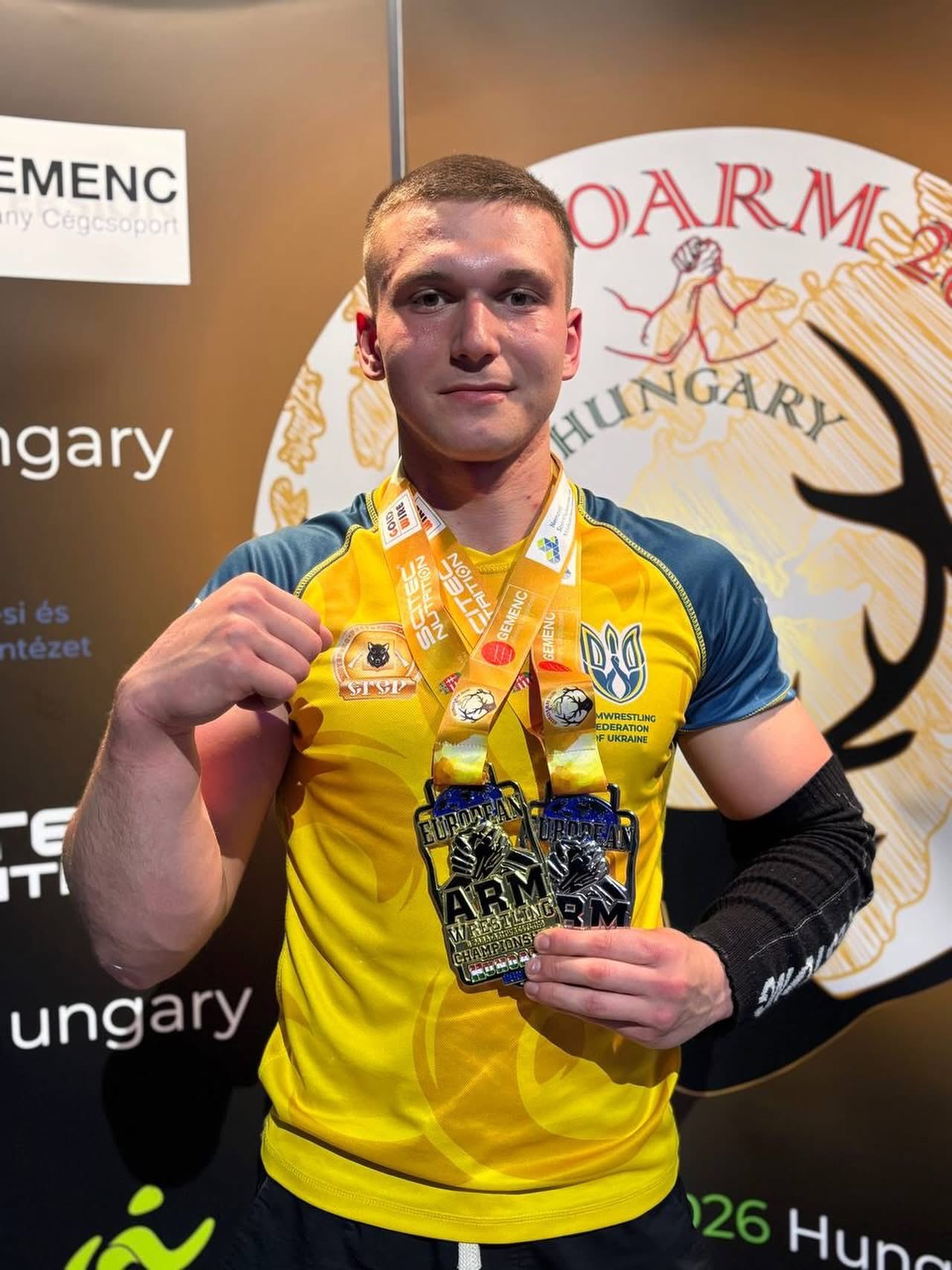 Студент Полтавської політехніки — чемпіон Європи з армреслінгу!