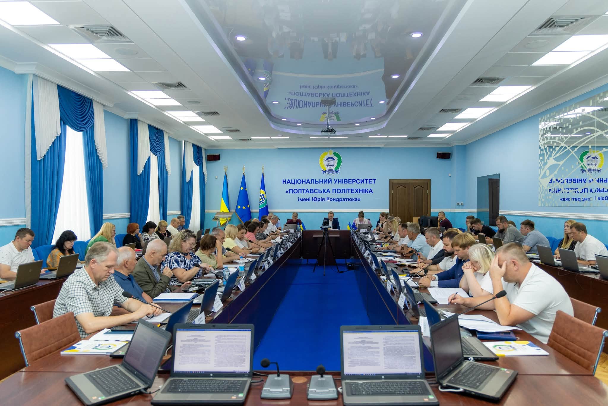 ЗАСІДАННЯ ВЧЕНОЇ РАДИ НАЦІОНАЛЬНОГО УНІВЕРСИТЕТУ «ПОЛТАВСЬКА ПОЛІТЕХНІКА ІМЕНІ ЮРІЯ КОНДРАТЮКА»