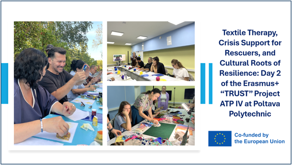 Textile Therapy, Crisis Support for Rescuers, and Cultural Roots of Resilience: Day 2 of t...